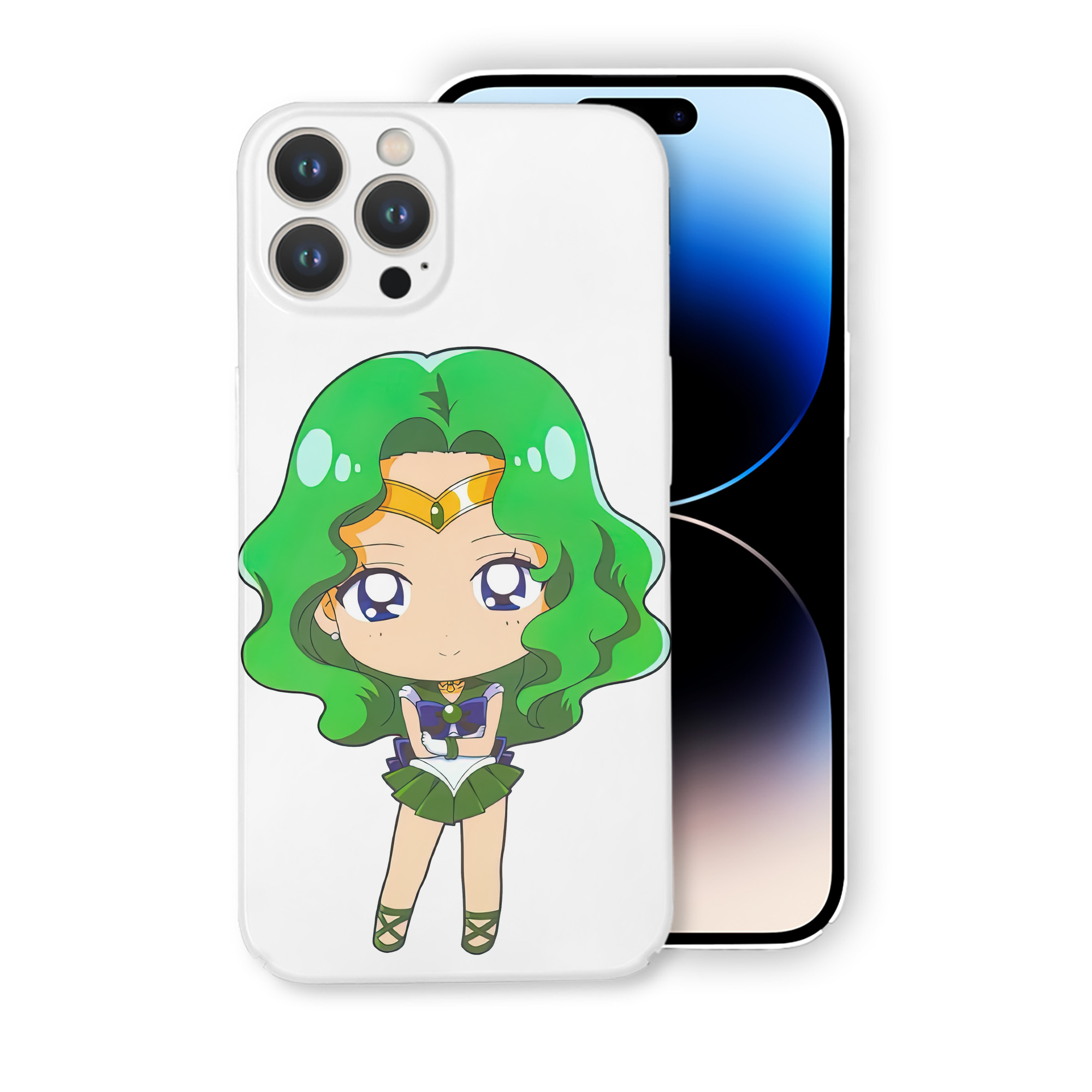 （画像用） 美少女戦士セーラームーン 海王 みちる（かいおう みちる） Sailor Moon Kaiou Michiru 【iPhone 14シリーズ対応】ハードケース
